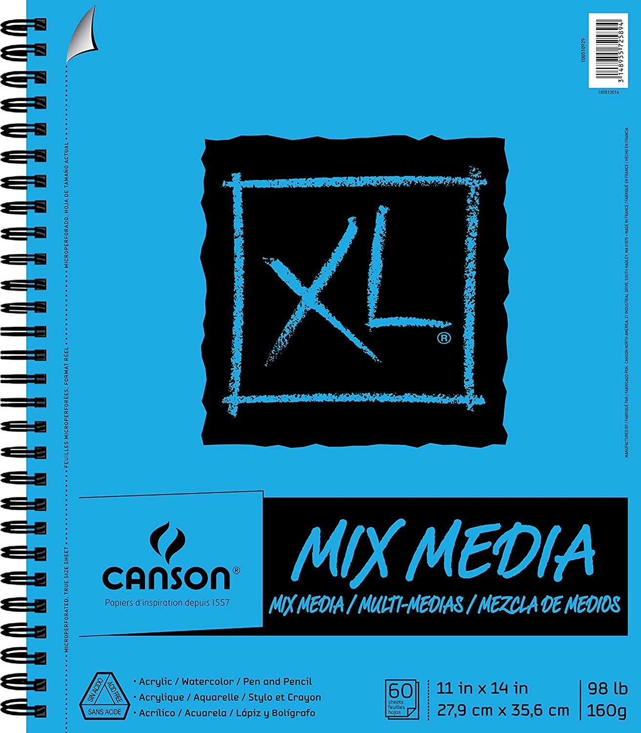 XL MIX MEDIA 11X14 PAD