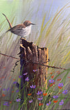 RICH FISCHER ACRYLIC – ACRYLIC – ‘MORNING WREN’ PAINT ‘N SIP - OPTION