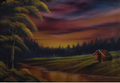 EVENING AT SUNSET