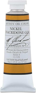 M GRAHAM NICKEL QUINACRIDONE  GOLD 37 ML OIL CLR
