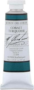 M GRAHAM COBALT TURQUOISE 37 ML OIL CLR