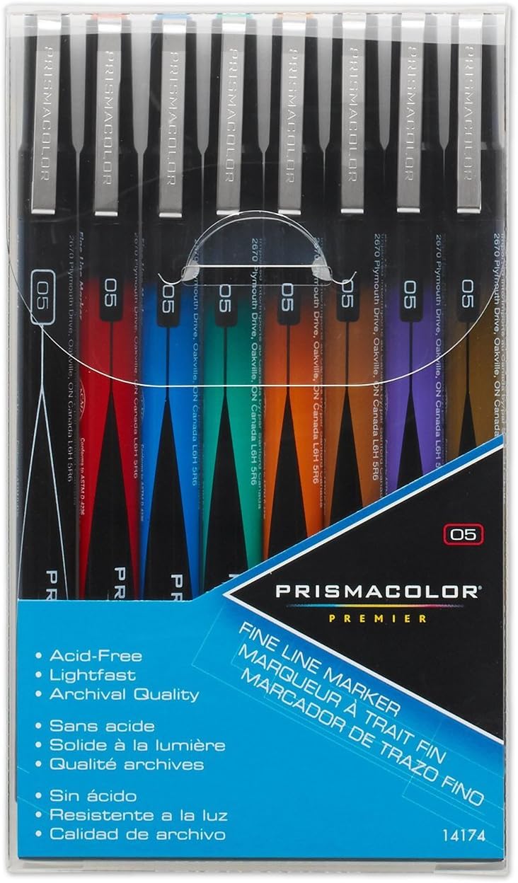 PRISMACOLOR ILLUSTRATION MARKER 8 PIECE 05 SET ASST