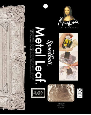 Speedball Silver Metal Leaf 25 sheets