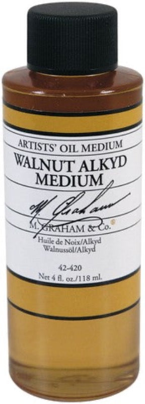 M GRAHAM 4OZ WALNUT ALKYD OIL MED