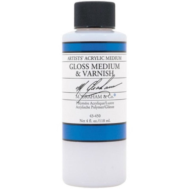 M GRAHAM 4OZ ACRYLIC GLOSS MEDIUM