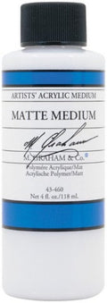 M GRAHAM 4OZ ACRYLIC MATTE MEDIUM