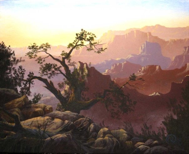 RICH FISCHER ACRYLIC WORKSHOP – ‘CANYON VISTA’