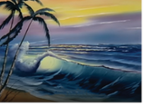 Bob Ross Kid's Camp ( Tropical Seascape)