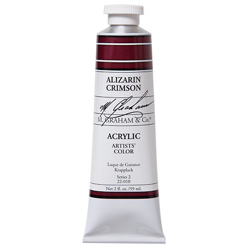 M GRAHAM ALIZARIN CRIMSON 60ML ACRYLIC