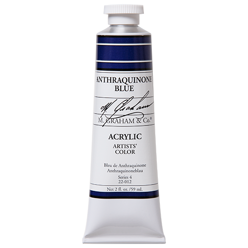 M GRAHAM ANTHRAQUINONE BLUE 60ML ACRYLIC