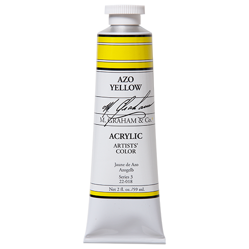 M GRAHAM AZO YELLOW 60ML ACRYLIC