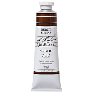 M GRAHAM BURNT SIENNA 60ML ACRYLIC