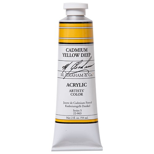 M GRAHAM CADMIUM YELLOW DEEP 60ML ACRYLIC