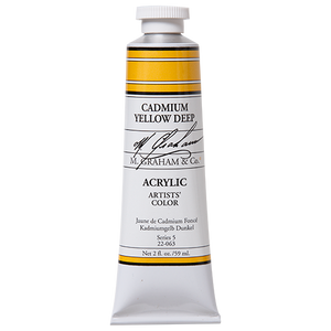 M GRAHAM CADMIUM YELLOW DEEP 60ML ACRYLIC