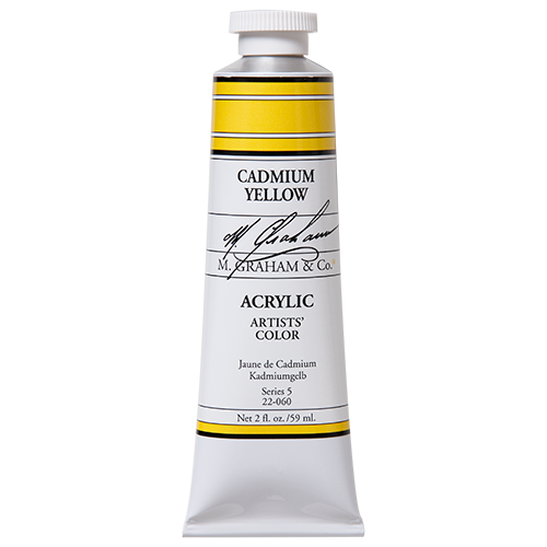 M GRAHAM CADMIUM YELLOW 60ML ACRYLIC