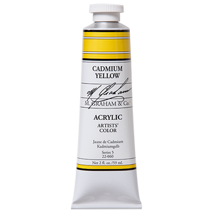 M GRAHAM CADMIUM YELLOW 60ML ACRYLIC