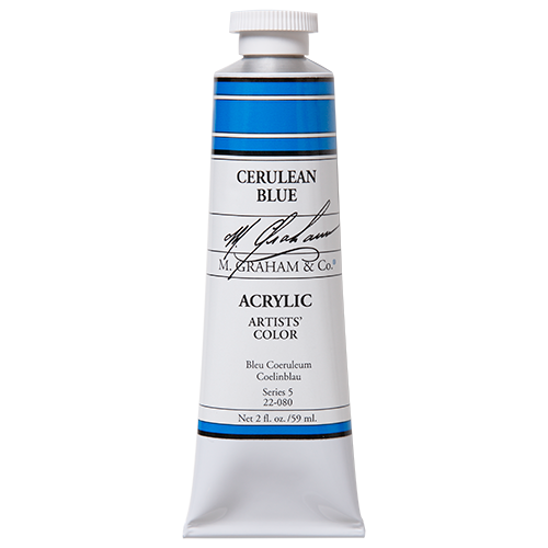 M GRAHAM CERULEAN BLUE 60ML ACRYLIC