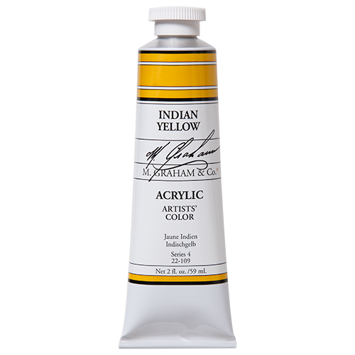 M GRAHAM INDIAN YELLOW 60ML ACRYLIC