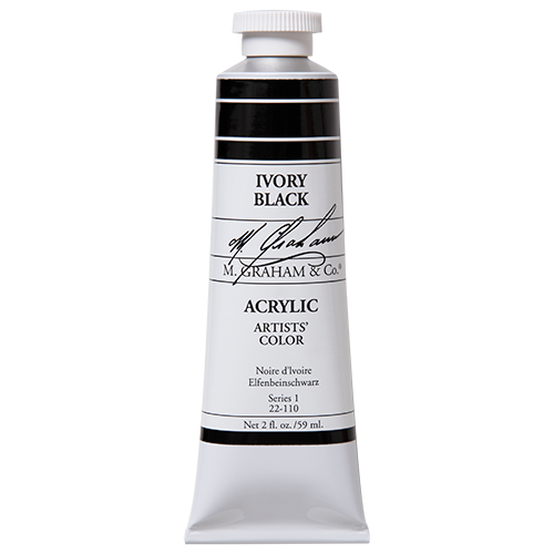 M GRAHAM IVORY BLACK 60ML ACRYLIC