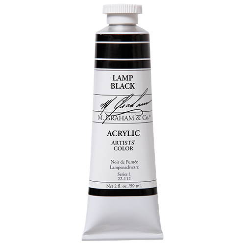 M GRAHAM LAMP BLACK 60ML ACRYLIC