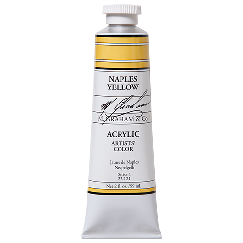 M GRAHAM NAPLES YELLOW HUE 60ML ACRYLIC