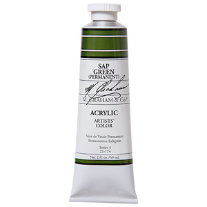 M GRAHAM SAP GREEN PERMANENT 60ML ACRYLIC