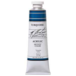 M GRAHAM TURQUOISE 60ML ACRYLIC