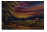 Bob Ross Kid's Camp (Evening at Sunset