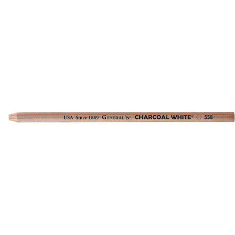 General's Charcoal White Pencil, Water-soluble