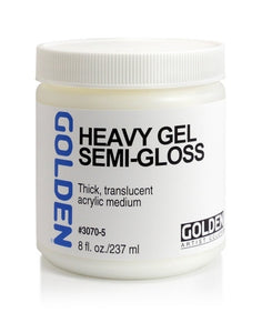MED HVY GEL SEMI GLS 8OZ