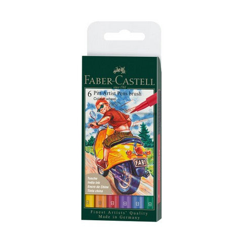FABER CASTELL PITT 6CT COLOR WHEEL