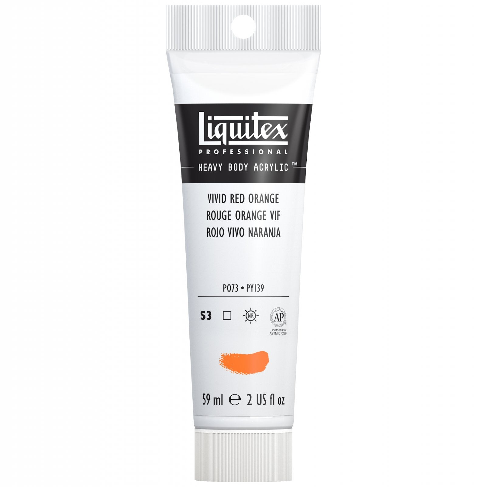 Liquitex Heavy Body Vivid Red Orange 2oz