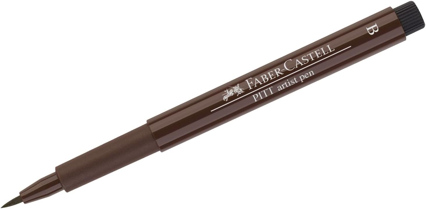 FABER CASTELL PITT SEPIA BRUSH PT.PEN