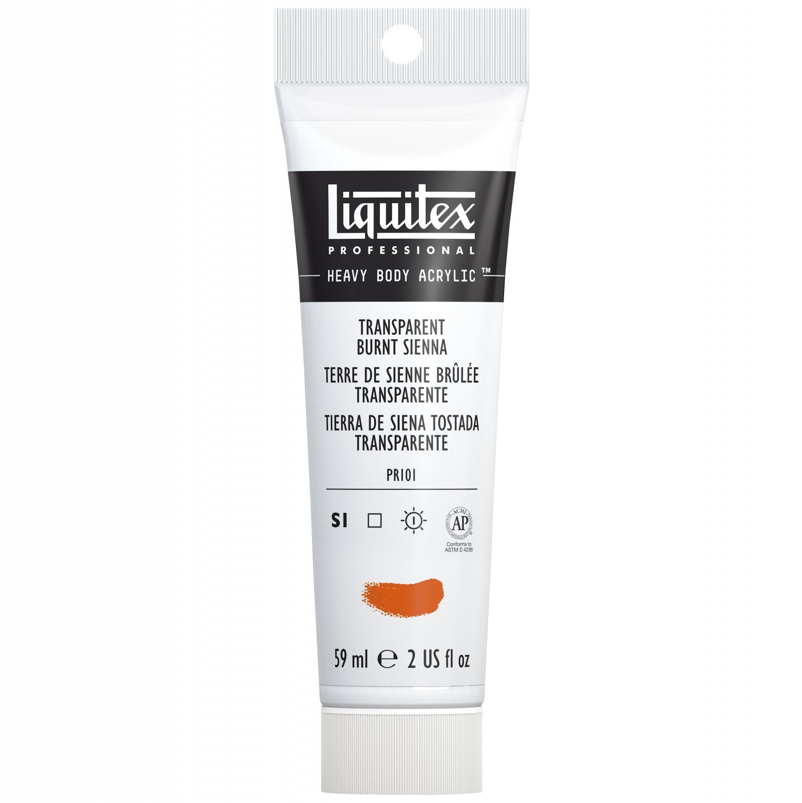 Liquitex Heavy Body Transparent Burnt Sienna 2oz