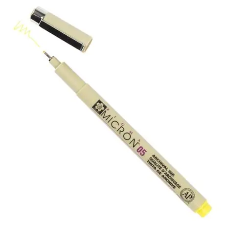 MICRON PEN .45MM YELLOW
