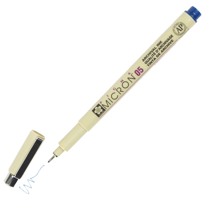MICRON PEN .45MM ROY BLU