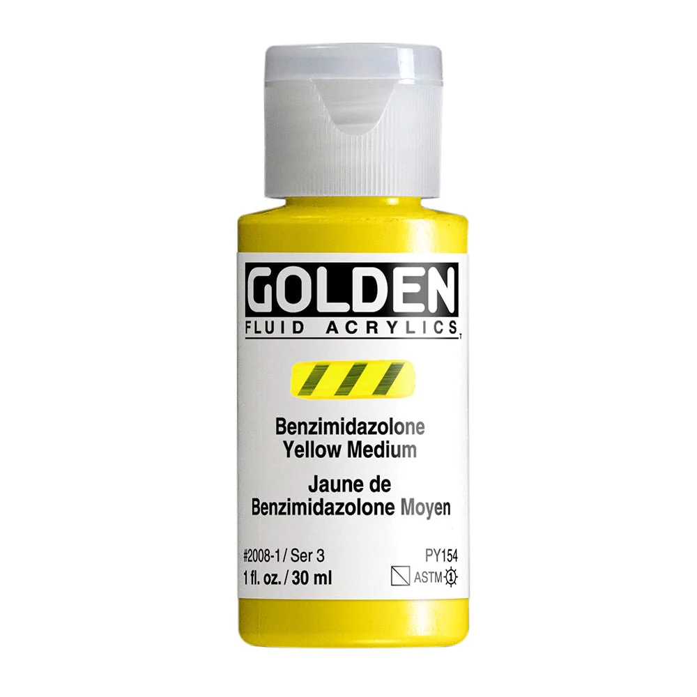 FLUID 1OZ BENZ YLW MED