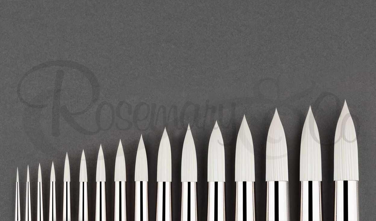 IVORY. POINTED ROUNDS /11"