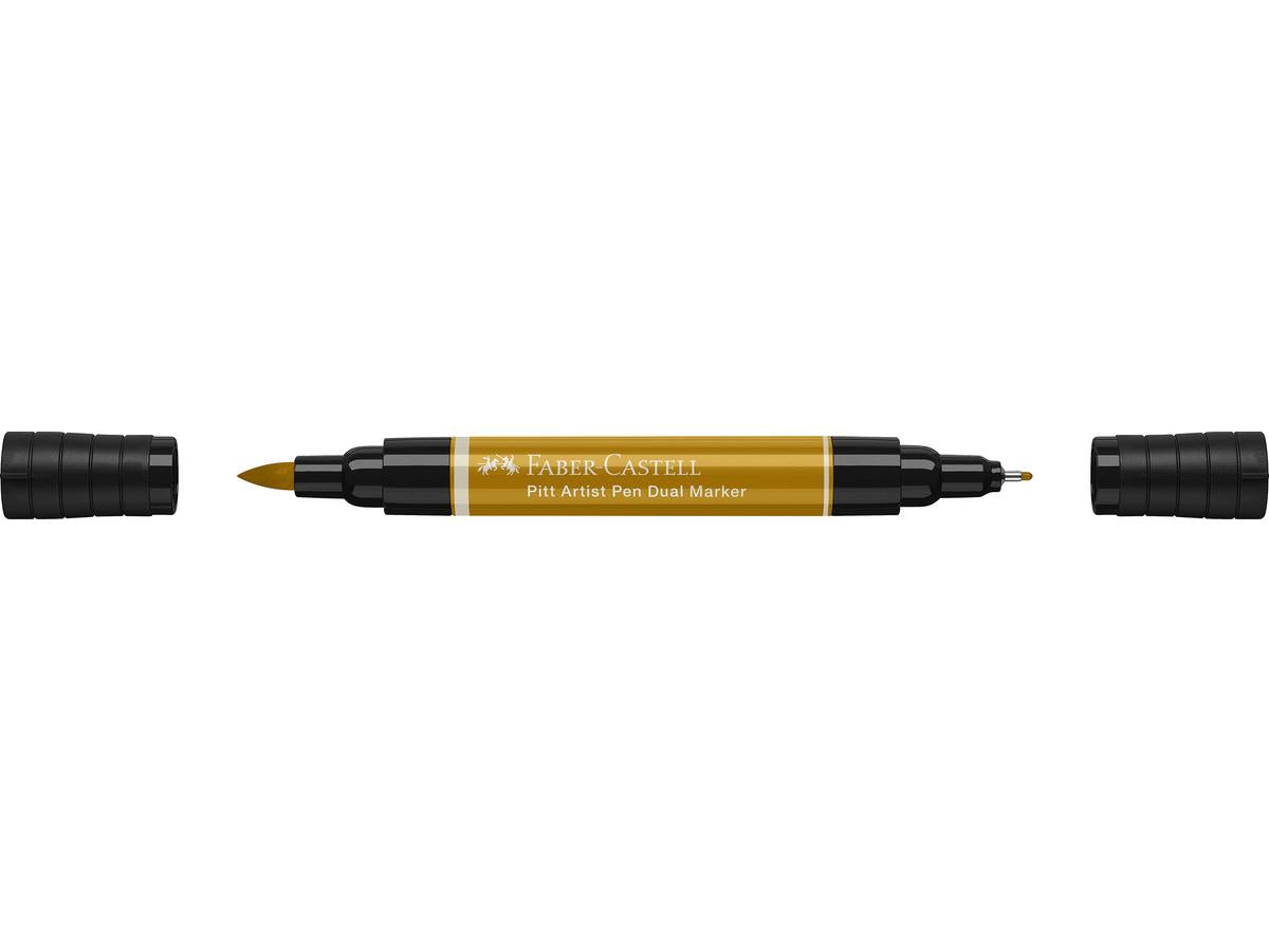 FABER CASTELL PITT DUAL GREEN GOLD
