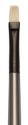 Zen Series 33 Synthetic & White Bristle Blend Long Handle Brushes, Flats, 1