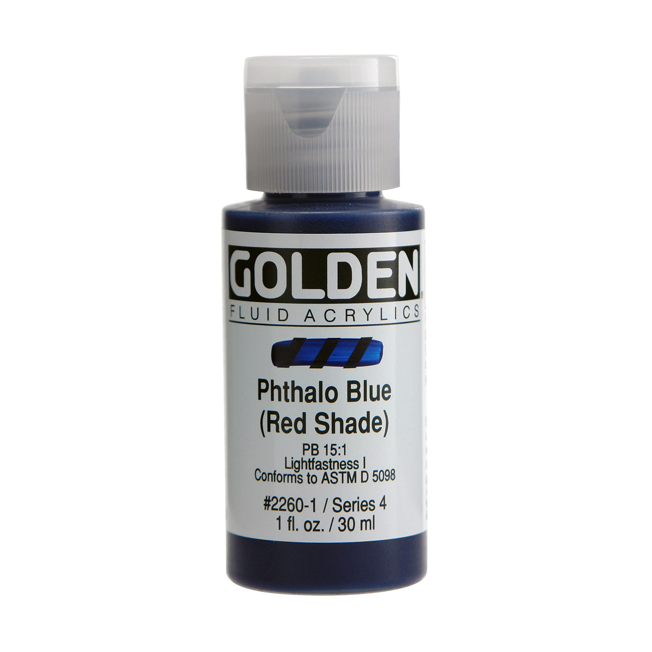 FLUID 1OZ PHTHALO BL/RED