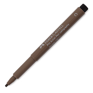 FABER CASTELL PITT PEN CHISEL NOUGAT