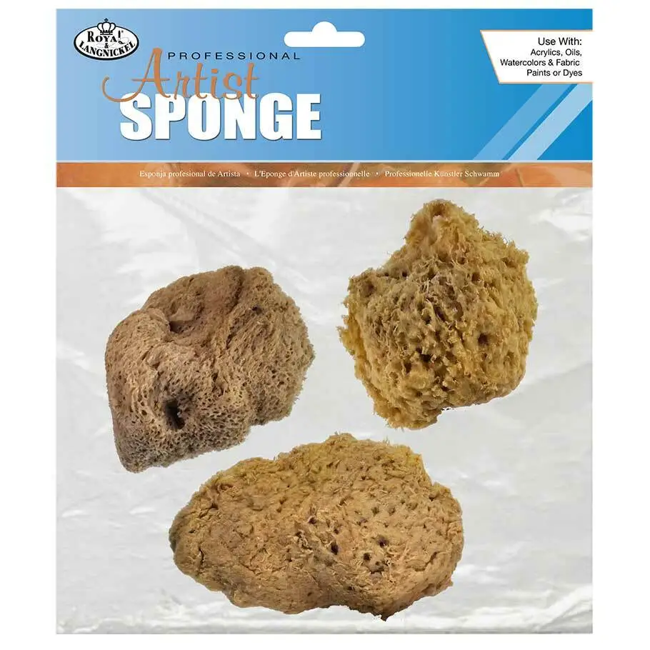 Royal Langnickel Large Wool Sea Sponge 3 pieces