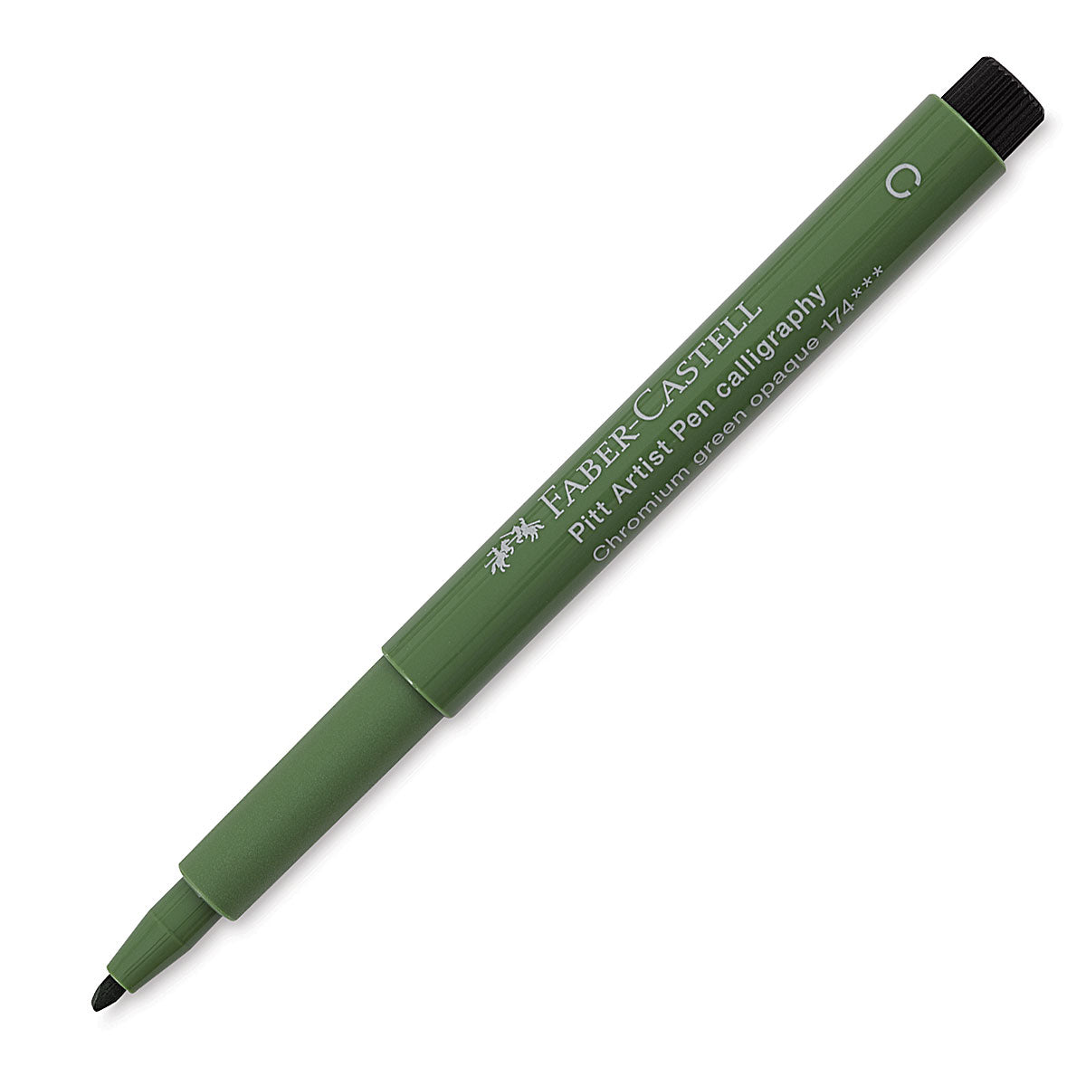 FABER CASTELL PITT PEN CHISEL CHR GRN
