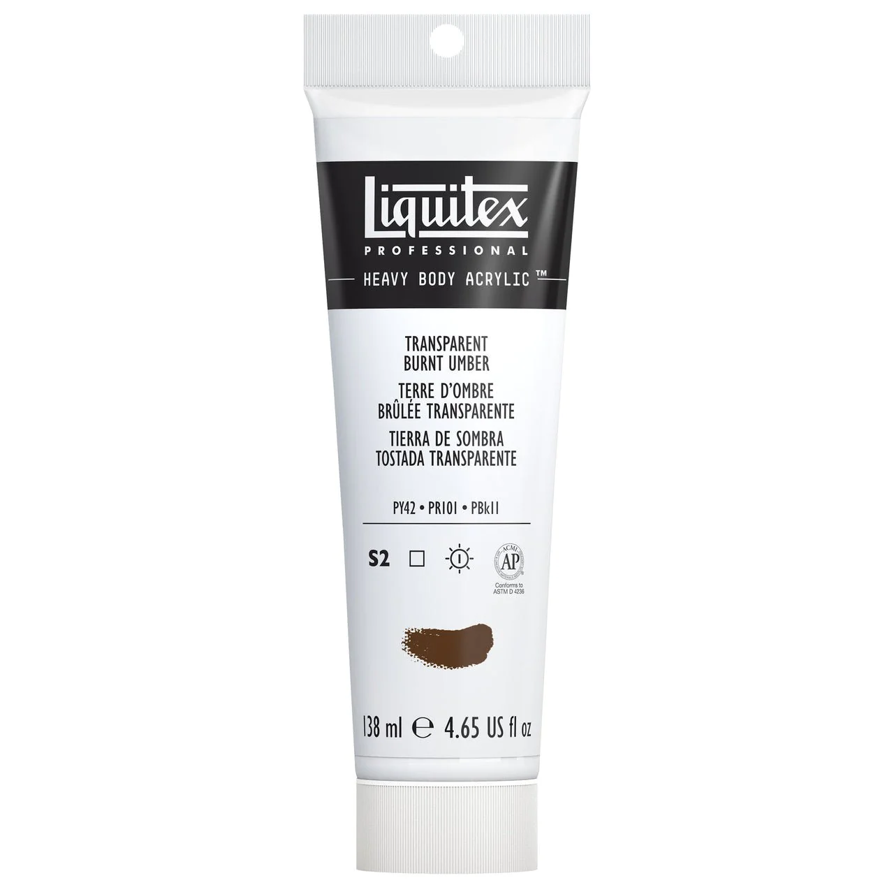 Liquitex Heavy Body Transparent Burnt Umber 4.65oz