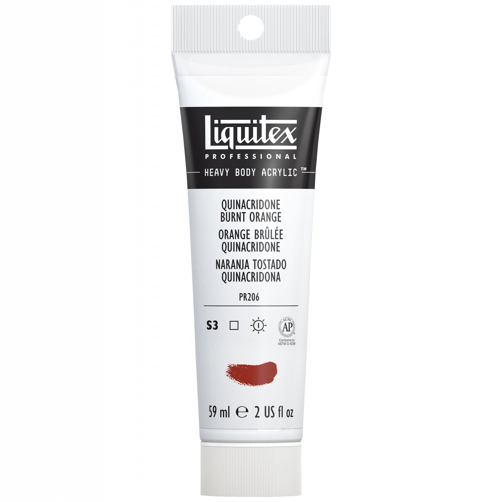 Liquitex Heavy Body Quinacridone Burnt Orange 2oz