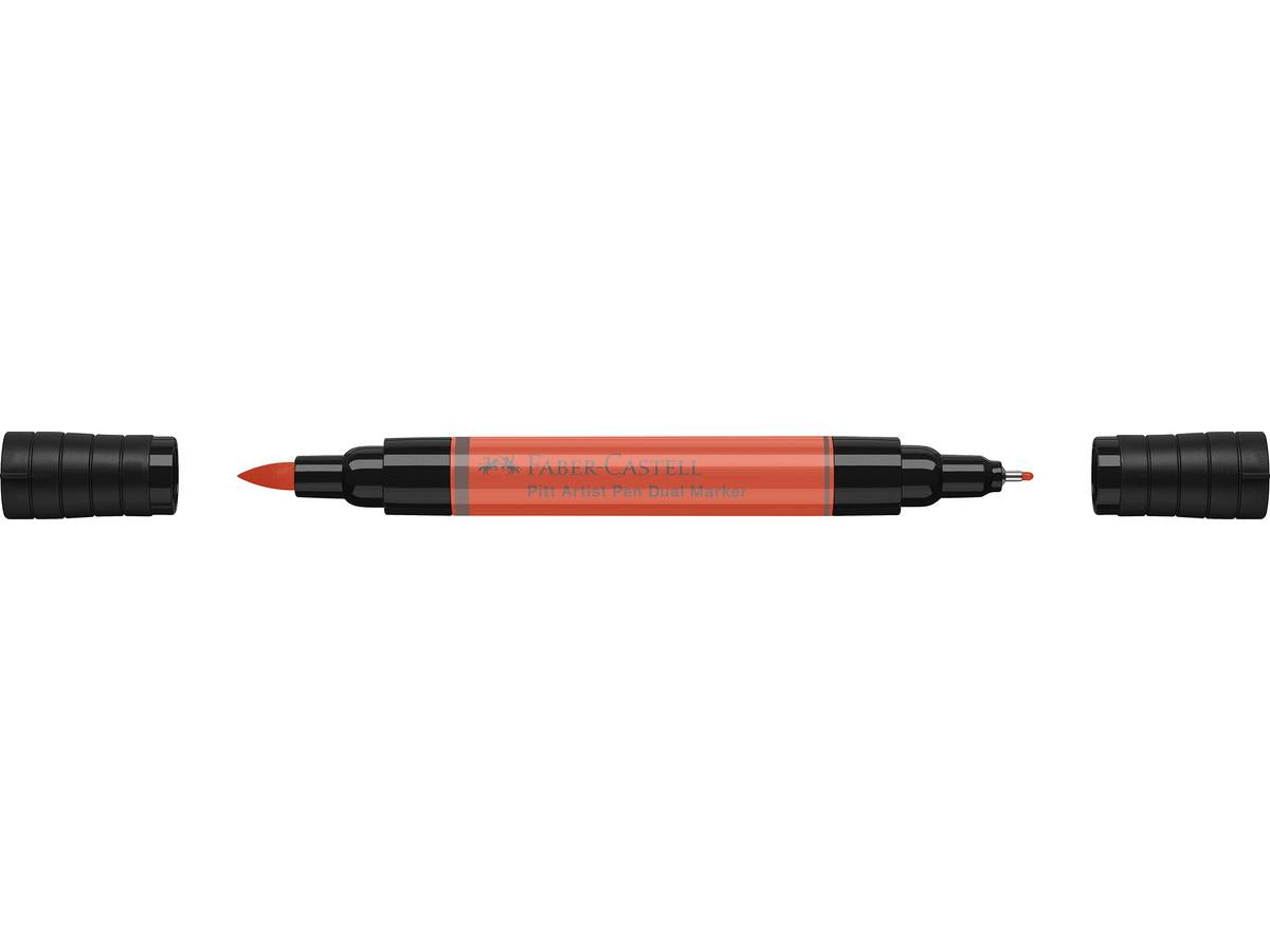 FABER CASTELL PITT DUAL SCARLET RED