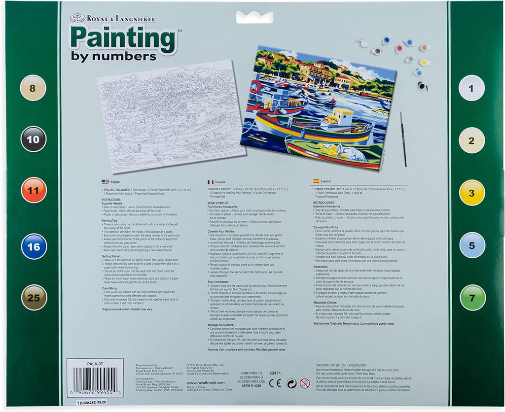 Paint By Number-Adult Large Fish Boats