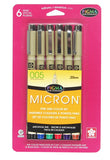 MICRON 005 SET 6 COLOR