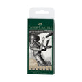 FABER CASTELL PITT 6CT BLACK PITT